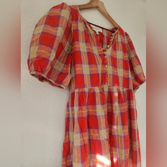 The GREAT. the ravine dress in lakehouse plaid, 1 ( small ) - Picture 7 of 10